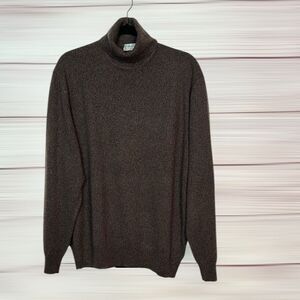 Richard Grand Cashmere Turtleneck Sweater Brown Men’s size L-XL